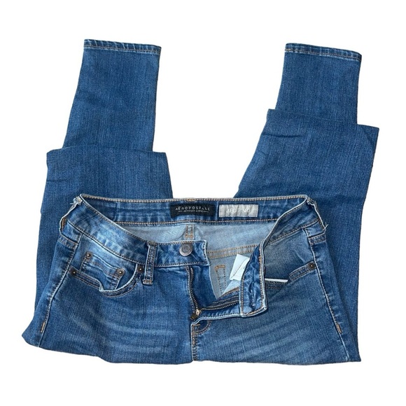 Aeropostale Women's Blue Skinny Jeans | Size 2 Regular | Great Condition - Picture 6 of 8